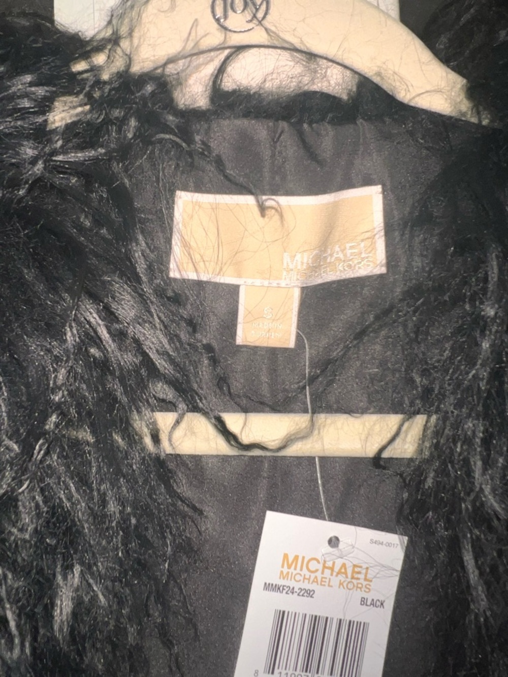 NWT Michael Kors lamb fur vest - Picture 3 of 5